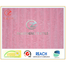 2,5WN / P de tecido colado de veludo cotelê cor rosa (ZCCF044)